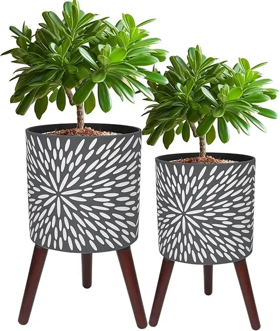 Honeycomb Gradient Planter With Stand 10 And 12 Inches