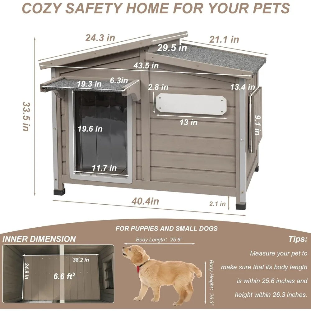 Outdoor Extra Large Dog House With Removable Floor
