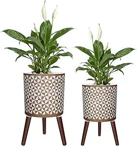 Honeycomb Gradient Planter With Stand 10 And 12 Inches