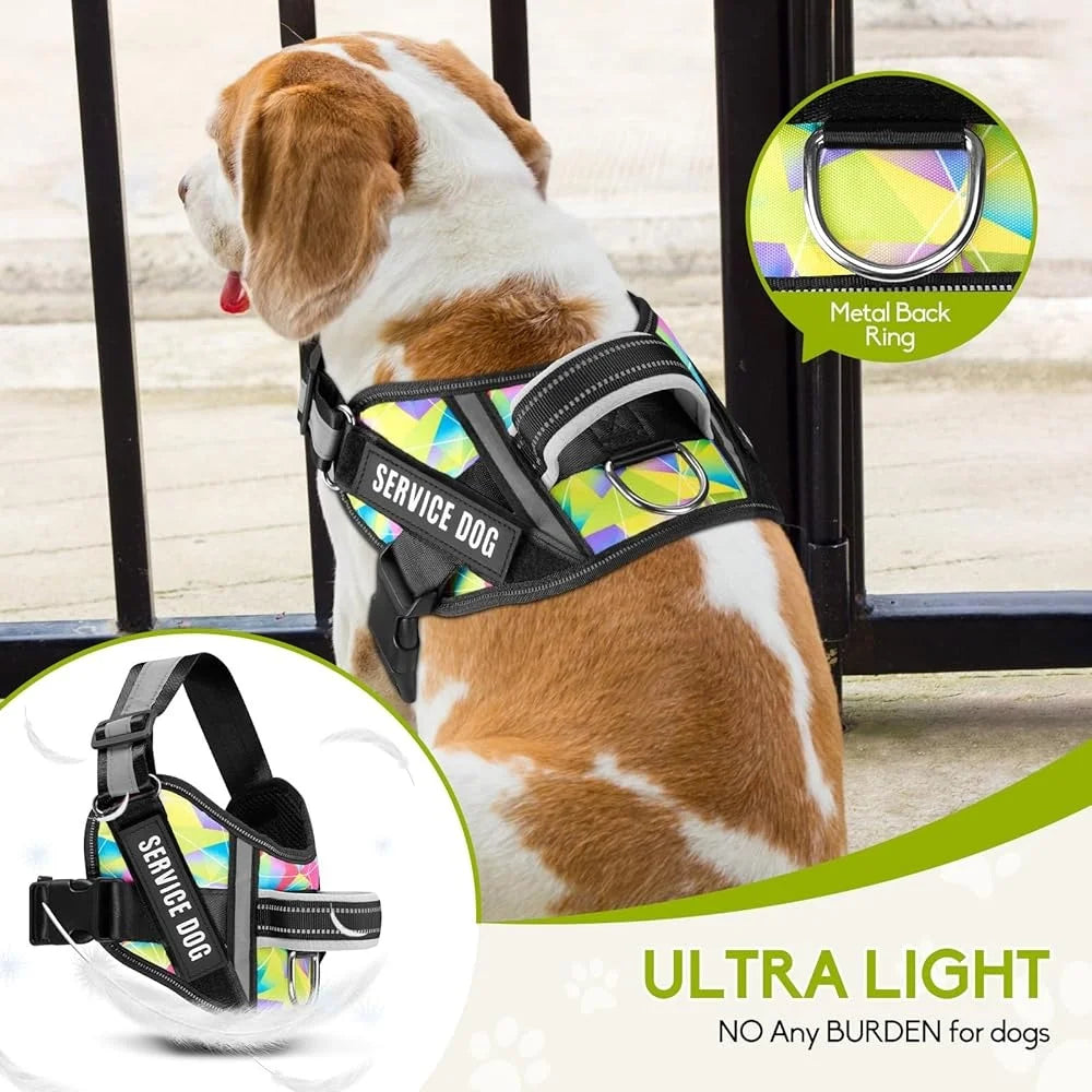 Perfect Pet Supplies Service Dog Harness Leash Reflective