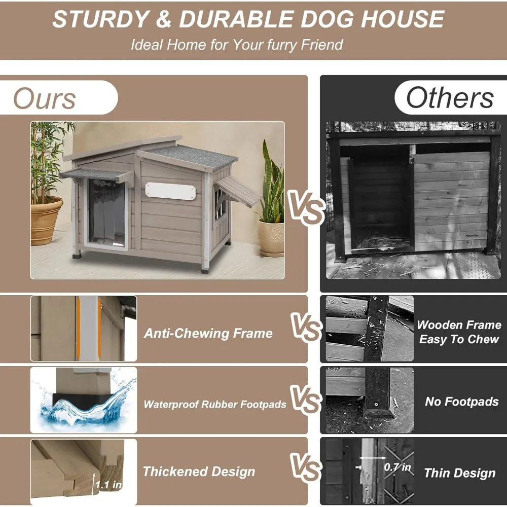 Outdoor Extra Large Dog House With Removable Floor