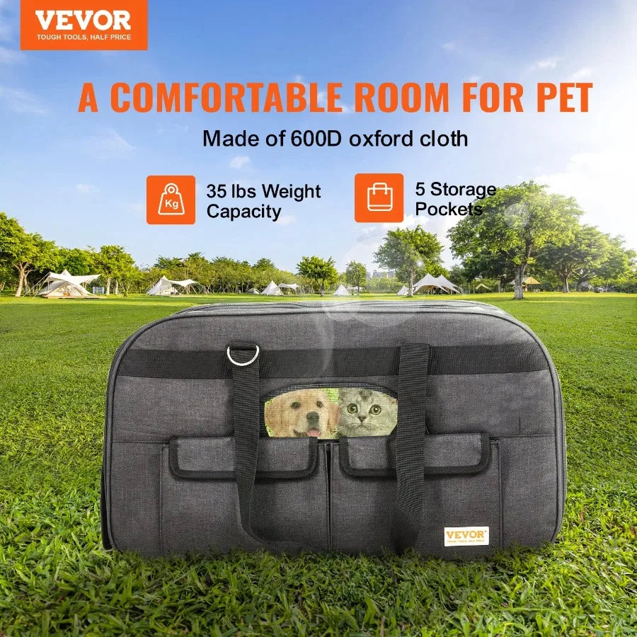 Hign Concerned Chemical Cat Carrier With Wheels And Handle