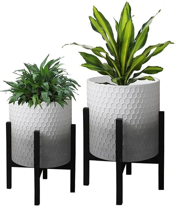 Honeycomb Gradient Planter With Stand 10 And 12 Inches