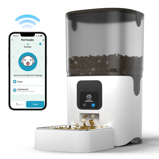 Smart WiFi Cat Feeder With App Control Remote Feeding